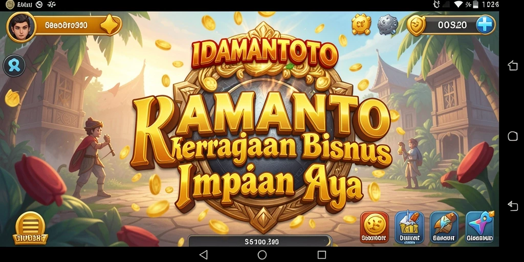 Tampilan gameplay menarik IDAMANTOTO dengan elemen Tycoon yang mengasyikkan.
