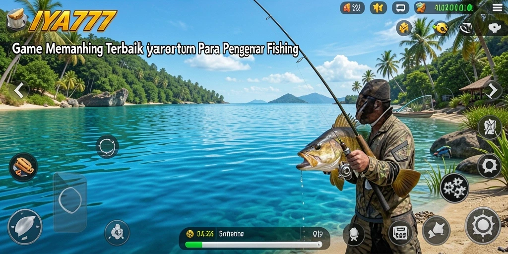 Tampilan gameplay yang menakjubkan dari <strong>IYA777</strong>, menghadirkan pengalaman memancing realistis.