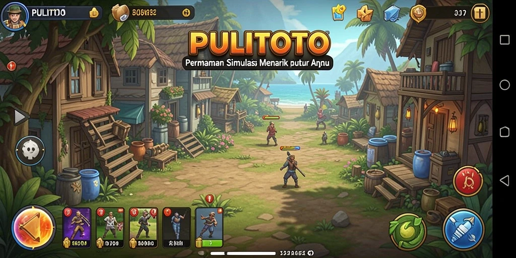 Tampilan gameplay PULITOTO yang menakjubkan dan interaktif.