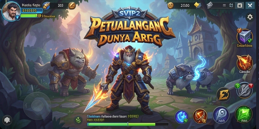 Tampilan menakjubkan dari pertempuran dalam dunia ARPG.