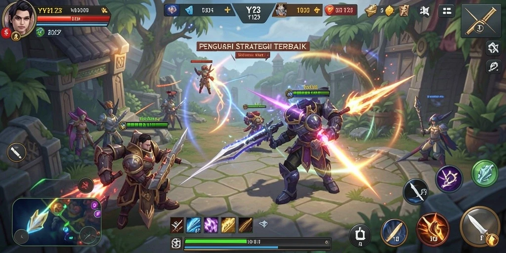 Gambaran seru permainan strategi di YY123.